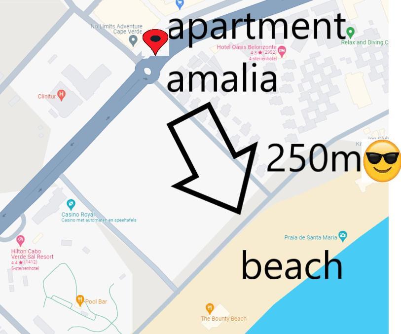 Appartement Amalia Sal Santa Maria Exteriér fotografie
